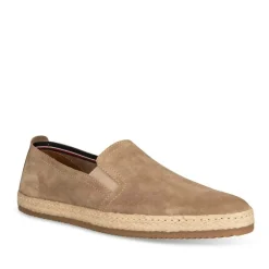 Espadrilles TAUPE Homme CUIR A Enfiler