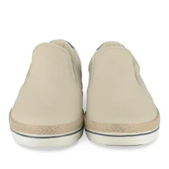 Espadrilles TAUPE Homme Motif Uni A Enfiler