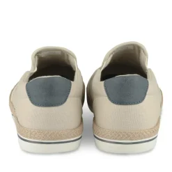Espadrilles TAUPE Homme Motif Uni A Enfiler