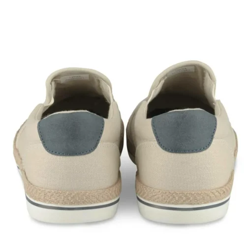 Espadrilles TAUPE Homme Motif Uni A Enfiler