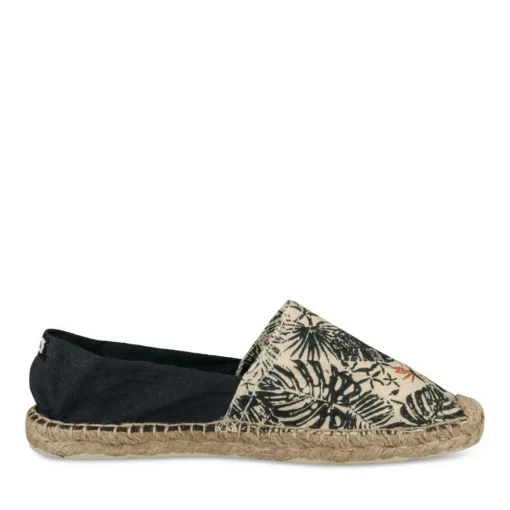 Espadrilles VERT Homme Motif Uni A Enfiler