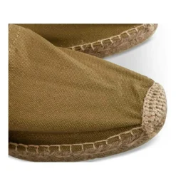 Espadrilles VERT Homme Motif Uni A Enfiler