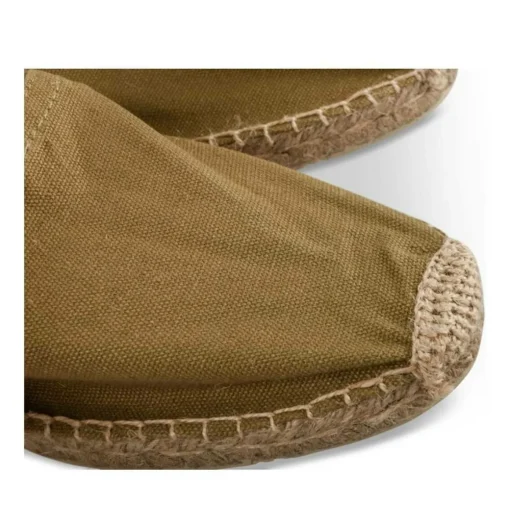 Espadrilles VERT Homme Motif Uni A Enfiler