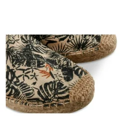 Espadrilles VERT Homme Motif Uni A Enfiler