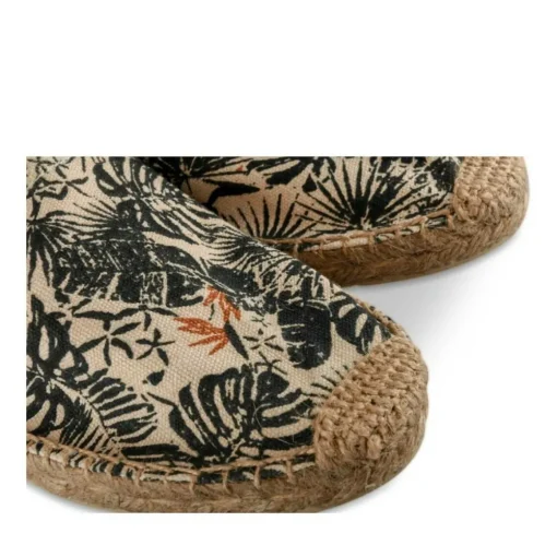Espadrilles VERT Homme Motif Uni A Enfiler