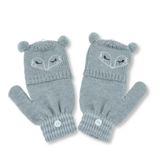 Gants GRIS Fille