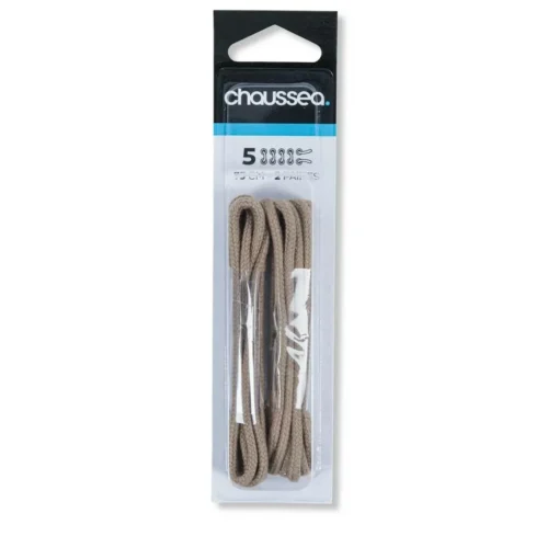 Lacets Cordonnet 75 Cm Beige CHAUSSEA
