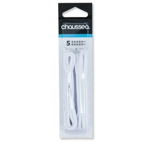 Lacets Cordonnet 75 Cm Blancs CHAUSSEA