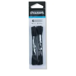Lacets Ronds 90 Cm Noirs CHAUSSEA