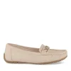 Mocassins BEIGE Femme Motif Chaîne A Enfiler