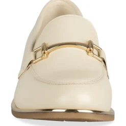 Mocassins BEIGE Femme Motif Uni A Enfiler