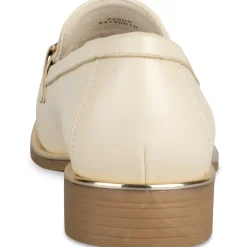 Mocassins BEIGE Femme Motif Uni A Enfiler