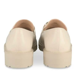 Mocassins BEIGE Femme Motif Uni A Enfiler