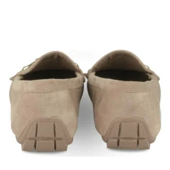 Mocassins BEIGE Femme Motif Chaîne A Enfiler