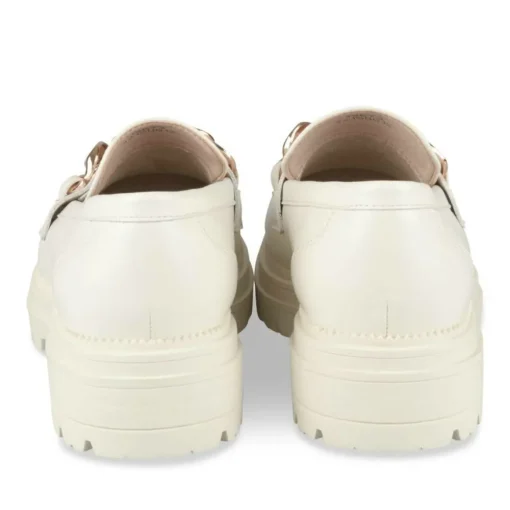 Mocassins BEIGE Femme Motif Uni A Enfiler