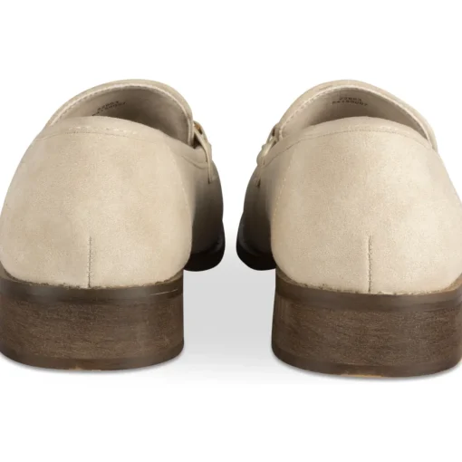 Mocassins BEIGE Femme Motif Uni A Enfiler
