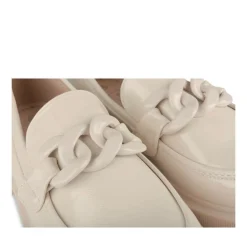 Mocassins BEIGE Femme Motif Uni A Enfiler