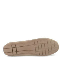 Mocassins BEIGE Femme Motif Chaîne A Enfiler