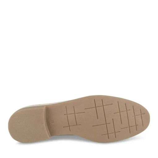 Mocassins BEIGE Femme Motif Uni A Enfiler