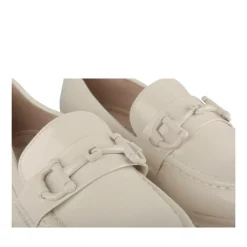 Mocassins BEIGE Femme Motif Uni A Enfiler