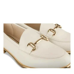 Mocassins BEIGE Femme Motif Chaîne A Enfiler