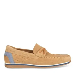 Mocassins BEIGE Homme CUIR Motif Uni