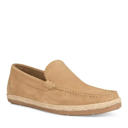 Mocassins BEIGE Homme CUIR Motif Uni