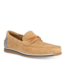 Mocassins BEIGE Homme CUIR Motif Uni