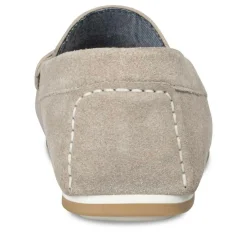 Mocassins BEIGE Homme CUIR A Enfiler