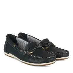 Mocassins BLEU Femme Motif Uni A Enfiler