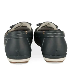 Mocassins BLEU Femme Motif Uni A Enfiler