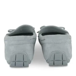 Mocassins BLEU Femme Motif Uni A Enfiler