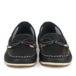 Mocassins BLEU Femme Motif Uni A Enfiler