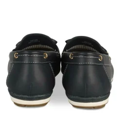 Mocassins BLEU Femme Motif Uni A Enfiler