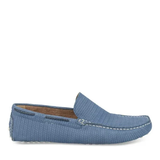 Mocassins BLEU Homme CUIR