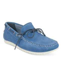 Mocassins BLEU Homme CUIR