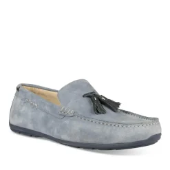 Mocassins BLEU Homme CUIR Motif Uni