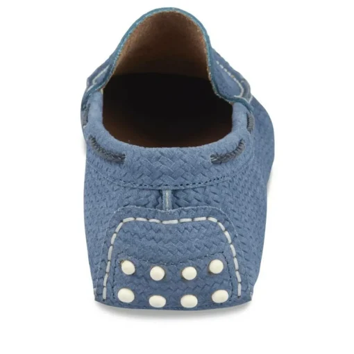 Mocassins BLEU Homme CUIR
