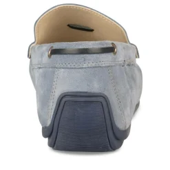 Mocassins BLEU Homme CUIR Motif Uni
