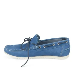Mocassins BLEU Homme CUIR