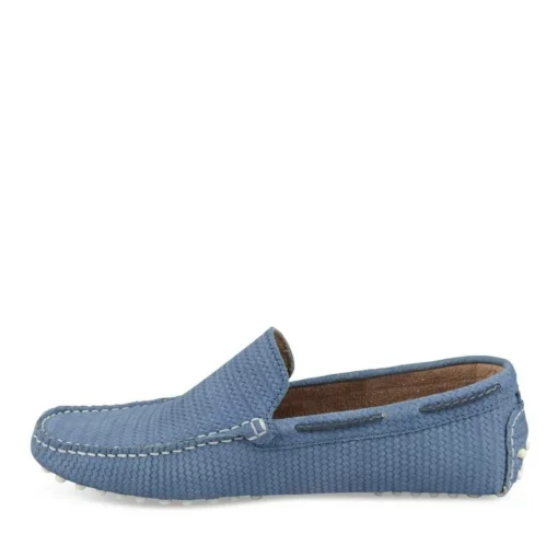 Mocassins BLEU Homme CUIR