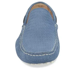 Mocassins BLEU Homme CUIR