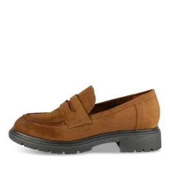 Mocassins COGNAC Femme Motif Uni Lacets