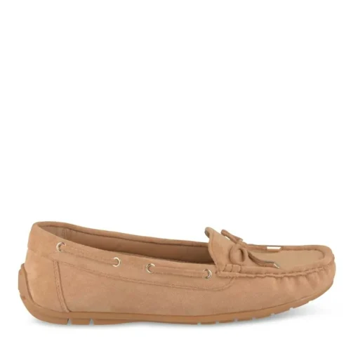Mocassins COGNAC Femme Motif Uni A Enfiler