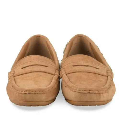 Mocassins COGNAC Femme Motif Uni A Enfiler
