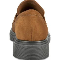 Mocassins COGNAC Femme Motif Uni Lacets