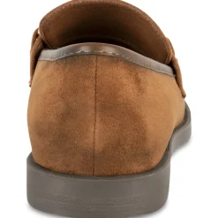 Mocassins COGNAC Femme Motif Uni A Enfiler