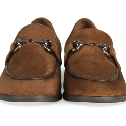 Mocassins COGNAC Femme Motif Uni Lacets