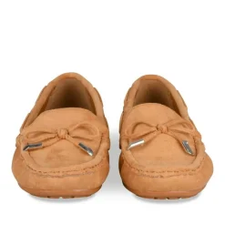 Mocassins COGNAC Femme Motif Uni A Enfiler