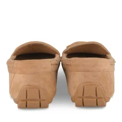 Mocassins COGNAC Femme Motif Uni A Enfiler